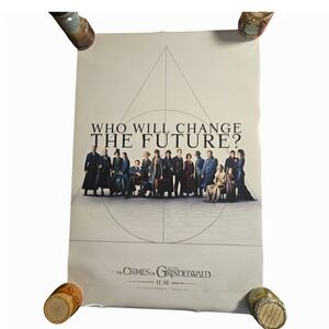 Fantastic Beasts The Crimes of Grindelwald‎ 2018 Movie Poster 27x40 Johnny Depp